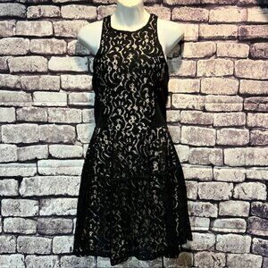 Mossimo Black Sleeveless Lace Dress Size SP